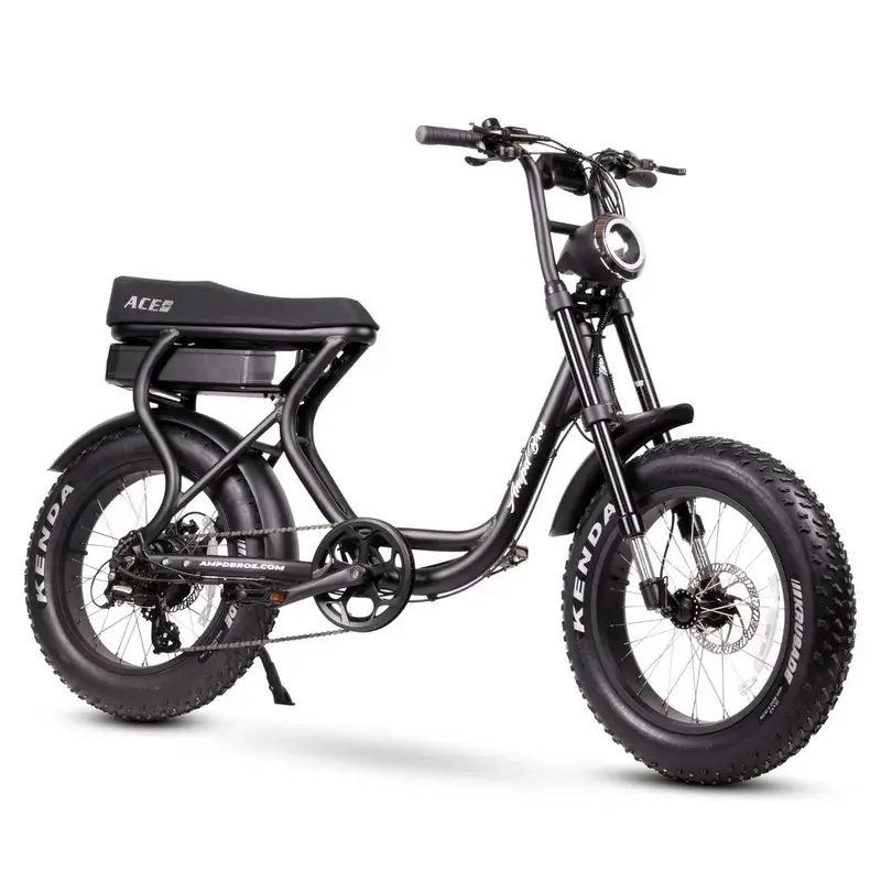 Ampd Bros Ace S-Plus Electric Bike (Matte Black) (Ex-Demo)