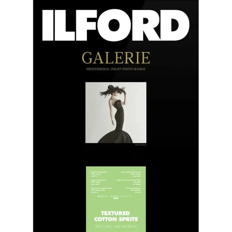 Ilford GALERIE Textured Cotton Sprite 280GSM A3+ - 25 Sheets