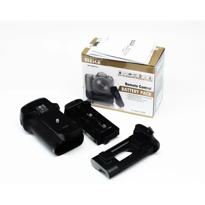 Meike Grip for D850 with EN-EL15 Tray + AA Battery Tray 2071G010961 (Second Hand)