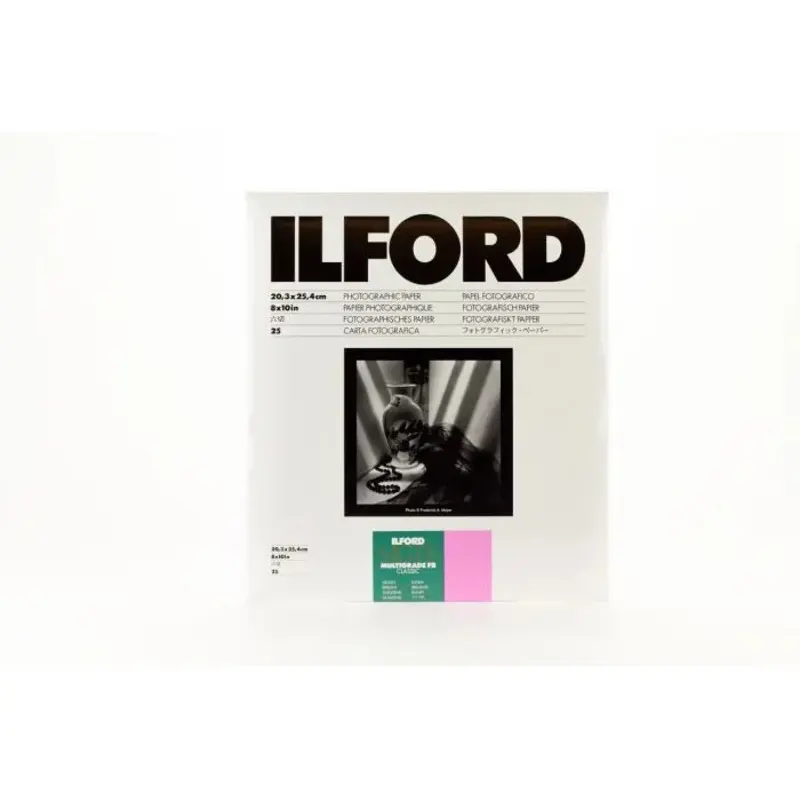 Ilford Multigrade FB Classic Glossy 8x10inch Darkroom Paper 25 Sheets MGFB1K
