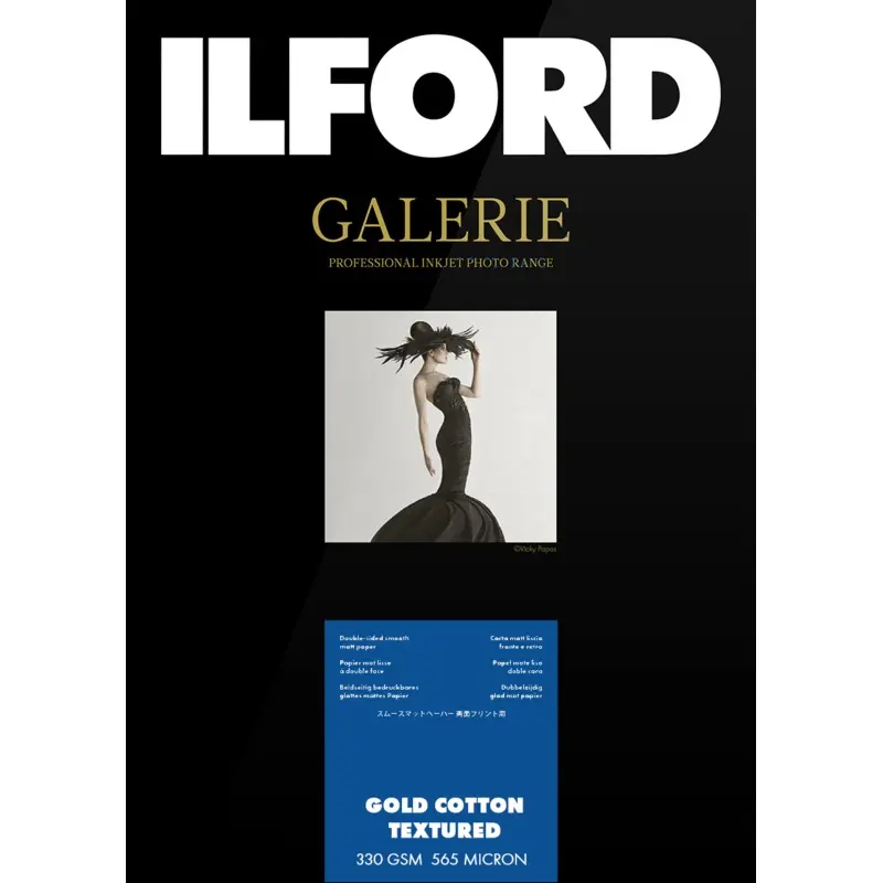 Ilford Galerie Gold Cotton Textured 330GSM A3 - 330GSM