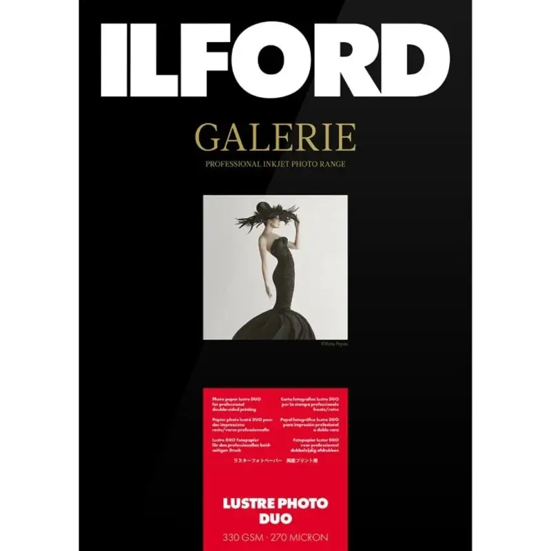 Ilford Galerie Smooth Lustre Duo 330GSM A4 - 25 Sheets