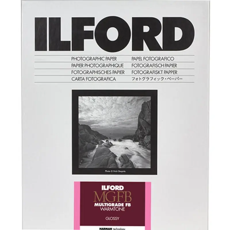 Ilford Multigrade Fibre Warmtone Gloss 8x10'' - 100 Sheets