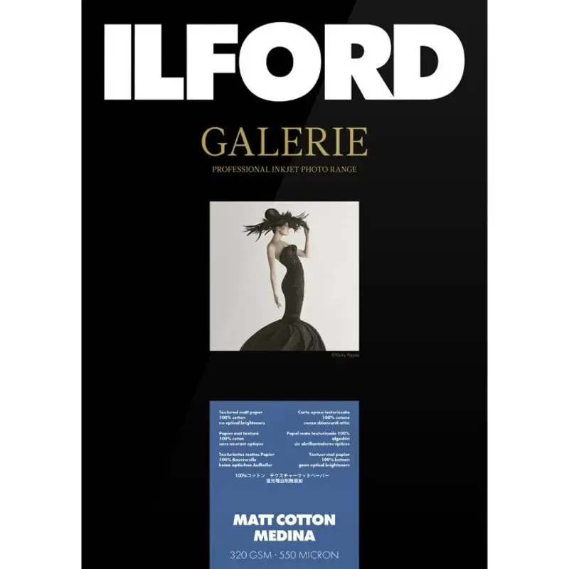 Ilford Galerie Matt Cotton Medina 320GSM A3+ - 25 Sheets