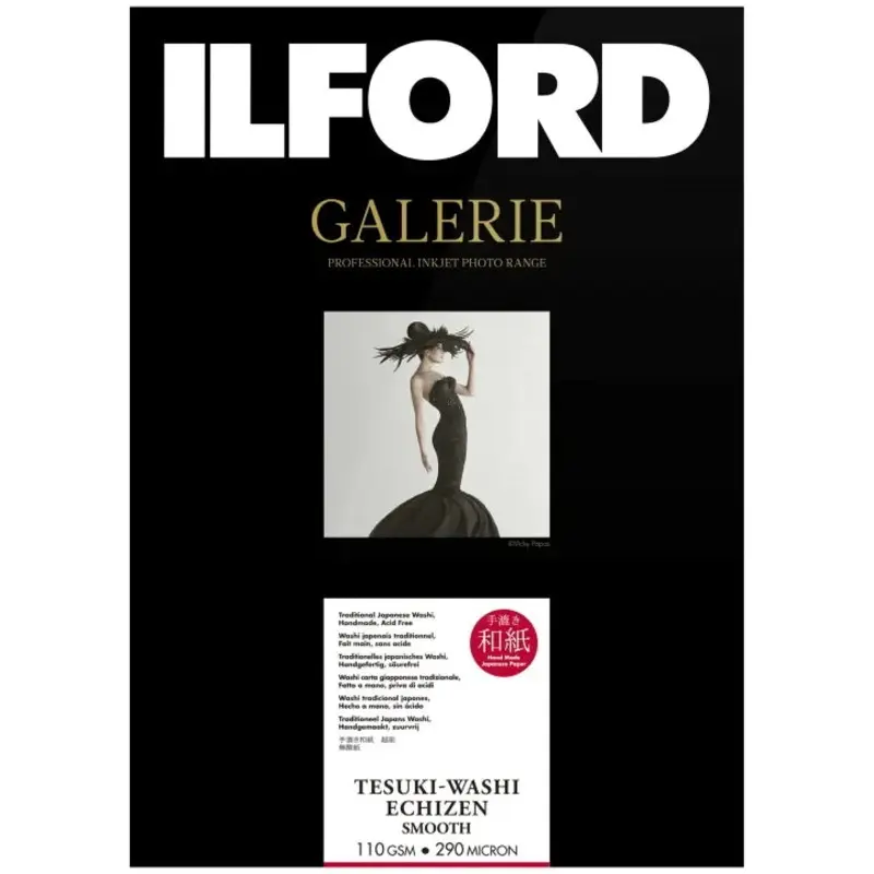 Ilford Galerie Tesuki-Washi Echizen Smooth 110GSM A3+ 10 Sheets