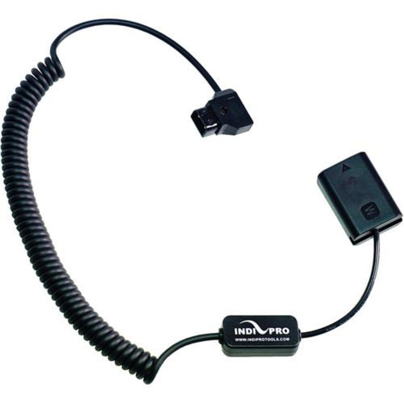 Coiled D-Tap to Sony NP-FW50 type Dummy Battery (24-36", Regulated)