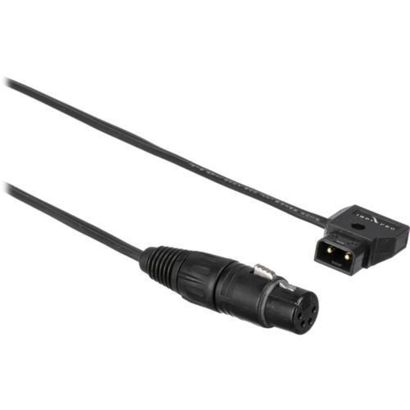 Open Box D-Tap to 4-Pin Neutrik XLR Female Cable (32", Non-Regulated)